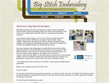 Tablet Screenshot of bigstitch.com